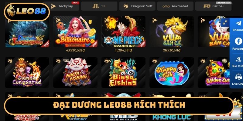 Đại dương Leo88 kích thích