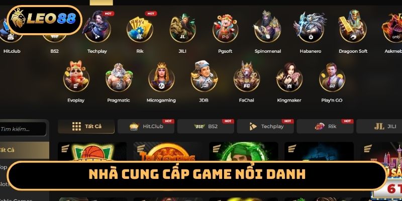 Nhà cung cấp game nổi danh