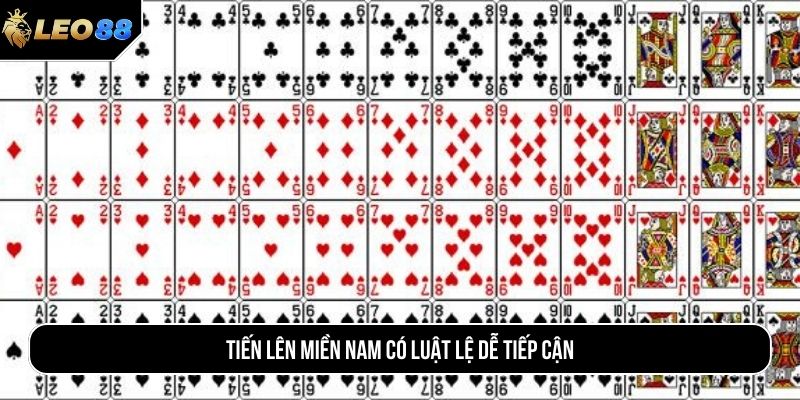 Tiến lên miền Nam có luật lệ dễ tiếp cận