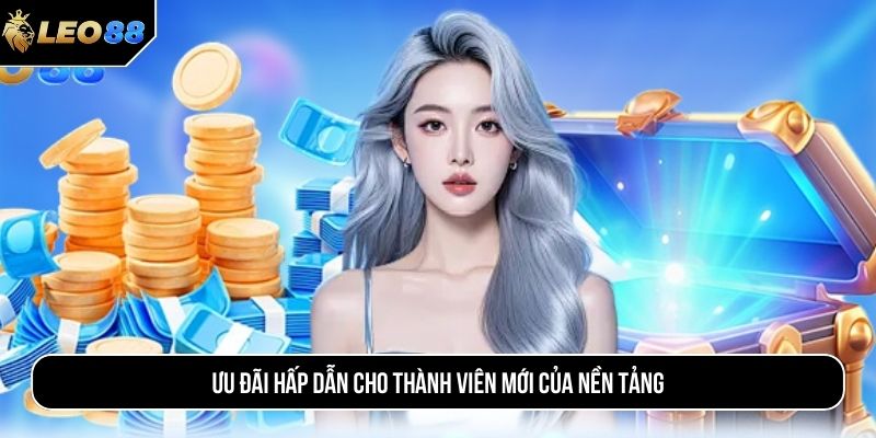 Ưu đãi hấp dẫn cho thành viên mới của nền tảng